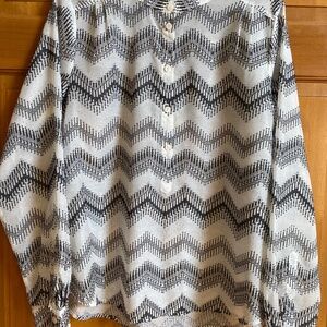 Sheer J Crew Women’s Blouse